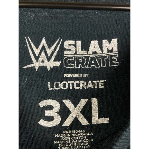 WWE 3XL T-Shirt Bobby Roode Glorious XXXL Plus Size Black Graphic Lootcrate Slam - Picture 2 of 9